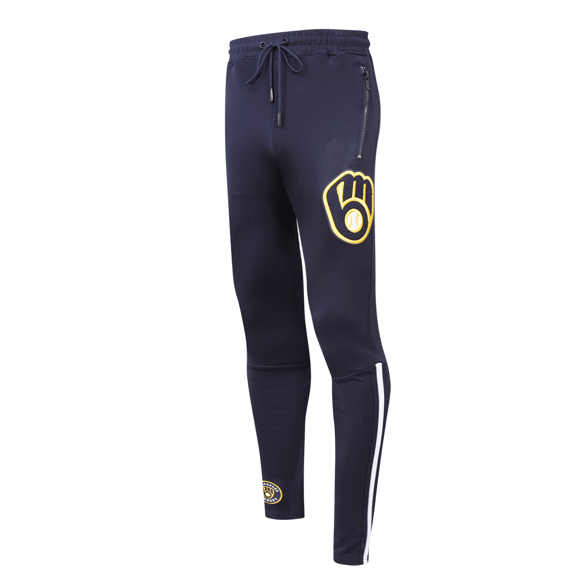 MLB MILWAUKEE BREWERS CLASSIC MEN'S TRACK PANT (MIDNIGHT NAVY)