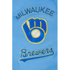 MLB MILWAUKEE BREWERS RETRO CLASSICS MEN'S SWEATSHIRT (UNIVERSITY BLUE)