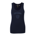 MLB MILWAUKEE BREWERS TRIPLE TONAL CAMISOLE DOS NAGEUR À COUPE DÉCONTRACTÉE POUR FEMME (MARINE MINUIT)