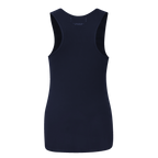 MLB MILWAUKEE BREWERS TRIPLE TONAL CAMISOLE DOS NAGEUR À COUPE DÉCONTRACTÉE POUR FEMME (MARINE MINUIT)
