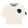 MLB MILWAUKEE BREWERS TRIPLE TONAL SINGLE JERSEY BOXY WOMEN'S TEE (EGGSHELL)