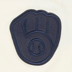MLB MILWAUKEE BREWERS TRIPLE TONAL BODYCON WOMEN'S DRESS (EGGSHELL)