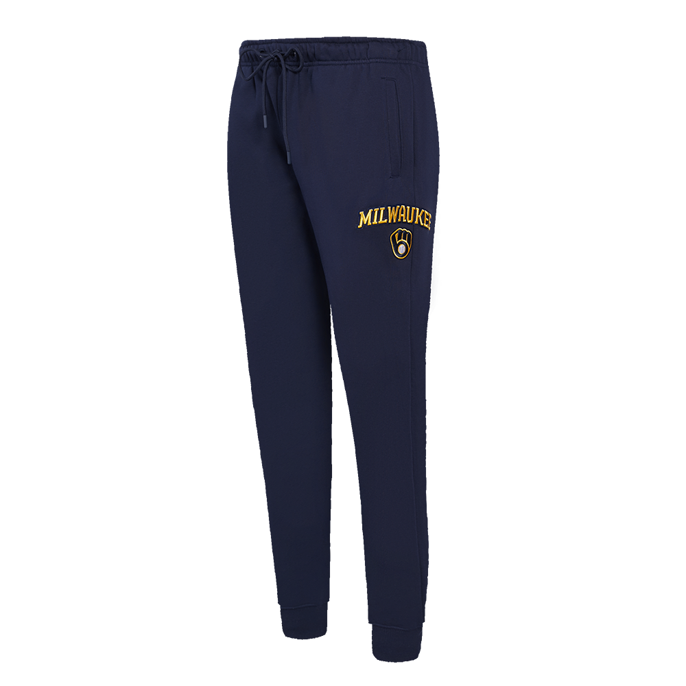 MLB MILWAUKEE BREWERS CLASSIC PANTALON OUATÉ EN MOLLETON POUR FEMME (MARINE MINUIT)