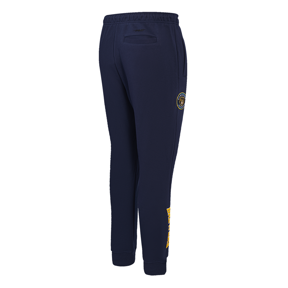 MLB MILWAUKEE BREWERS CLASSIC PANTALON OUATÉ EN MOLLETON POUR FEMME (MARINE MINUIT)