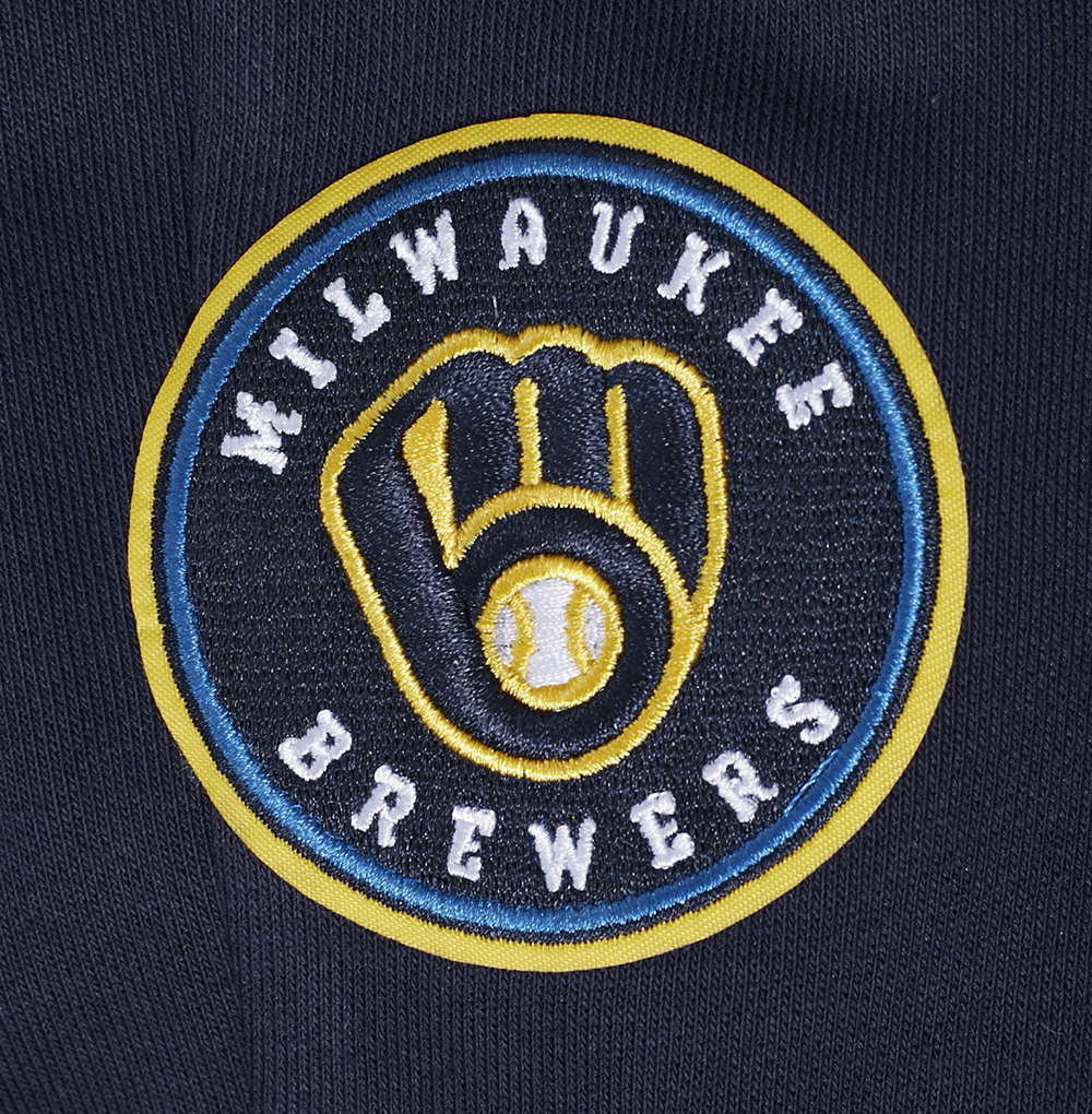 MLB MILWAUKEE BREWERS CLASSIC PANTALON OUATÉ EN MOLLETON POUR FEMME (MARINE MINUIT)