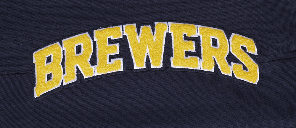 MLB MILWAUKEE BREWERS CLASSIC PANTALON OUATÉ EN MOLLETON POUR FEMME (MARINE MINUIT)