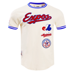 MLB MONTREAL EXPOS RETRO CLASSIC MEN'S TOP (EGGSHELL/ ROYAL BLUE)