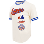 MLB MONTREAL EXPOS RETRO CLASSIC MEN'S TOP (EGGSHELL/ ROYAL BLUE)