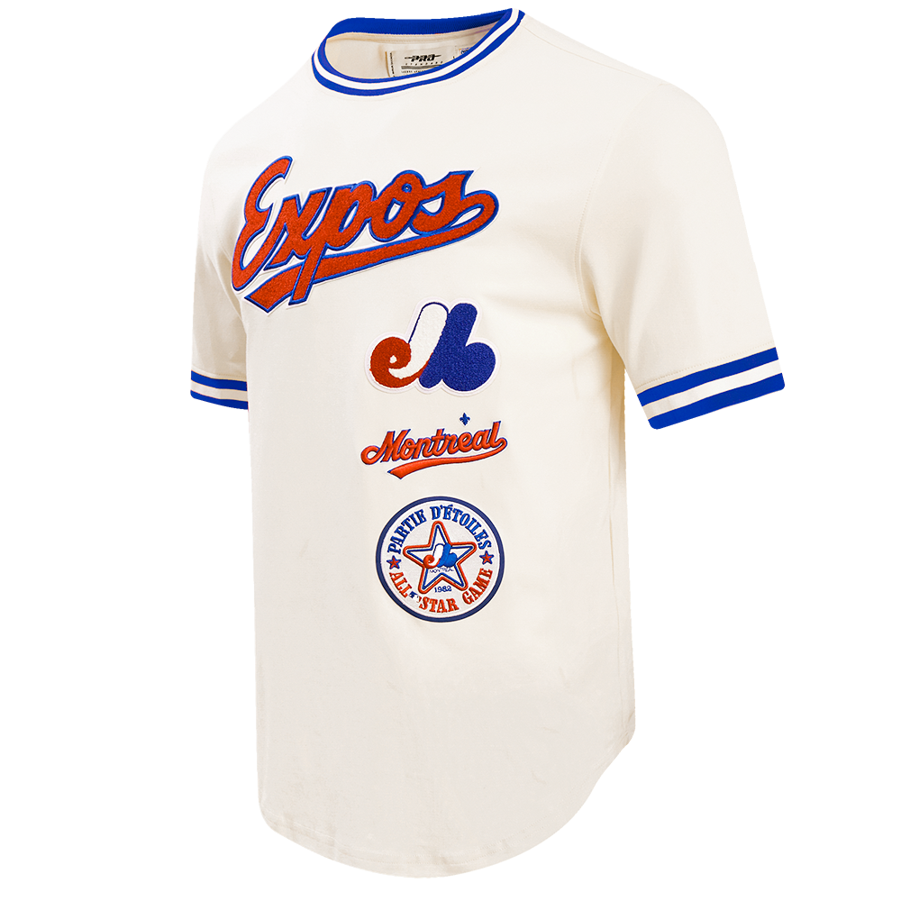 MLB MONTREAL EXPOS RETRO CLASSIC MEN'S TOP (EGGSHELL/ ROYAL BLUE)