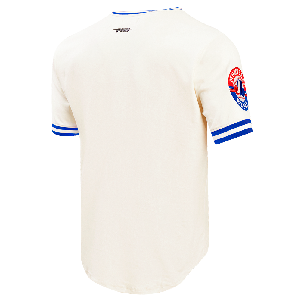 MLB MONTREAL EXPOS RETRO CLASSIC MEN'S TOP (EGGSHELL/ ROYAL BLUE)