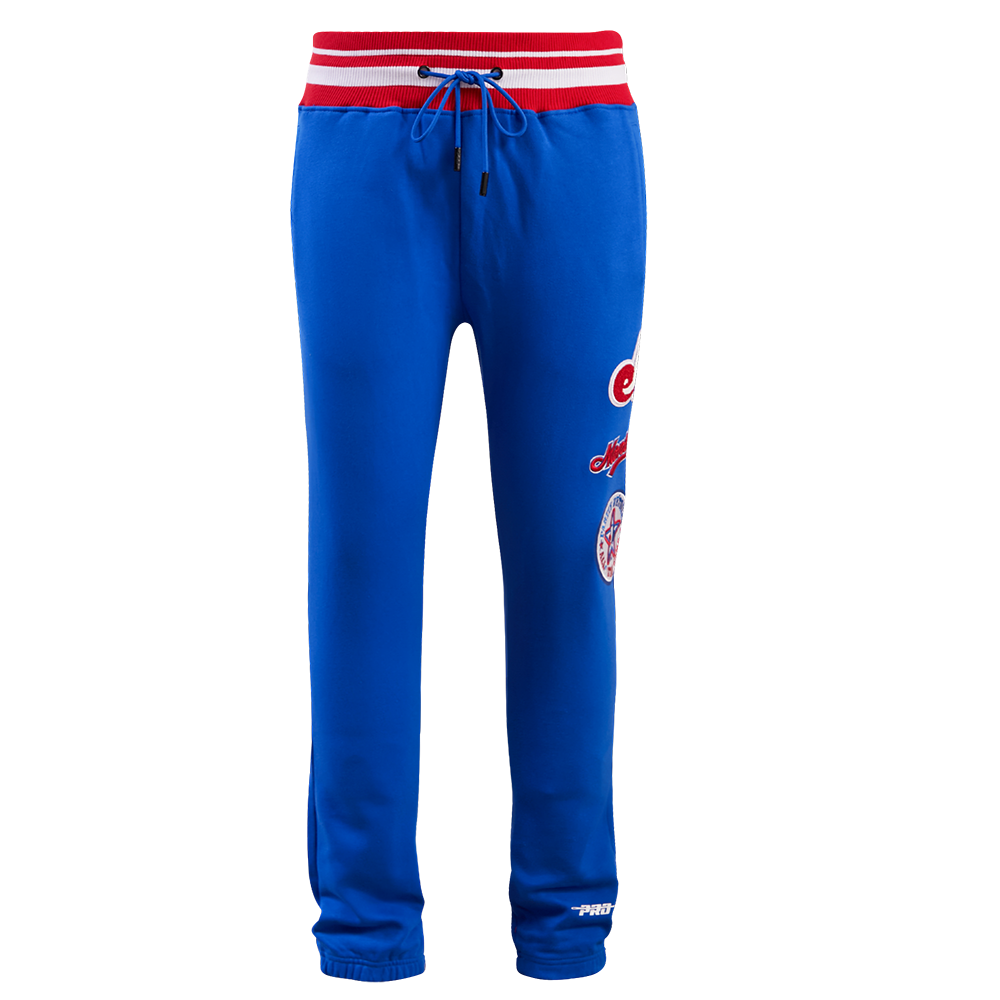 MLB MONTREAL EXPOS RETRO CLASSIC MEN'S SWEATPANT (ROYAL BLUE/RED)
