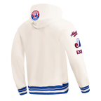 MLB MONTREAL EXPOS RETRO CLASSICS MEN'S PULLOVER HOODIE (EGGSHELL/ROYAL BLUE)