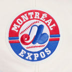 MLB MONTREAL EXPOS RETRO CLASSICS MEN'S PULLOVER HOODIE (EGGSHELL/ROYAL BLUE)