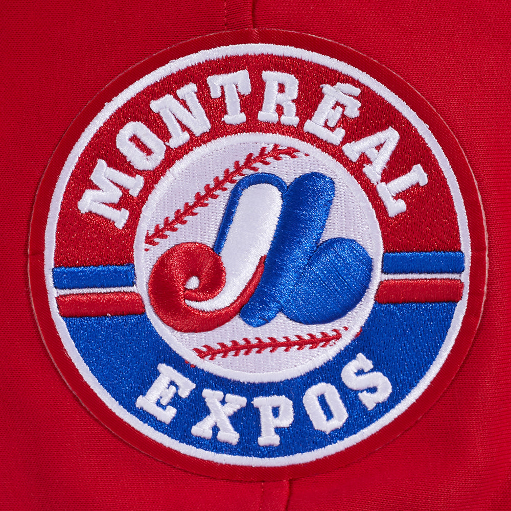 MLB MONTREAL EXPOS RETRO CLASSICS MEN'S PULLOVER HOODIE (RED)