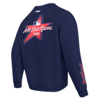 MLB MLB ALL STAR MEN'S DROP SHOULDER FLC CREWNECK (MIDNIGHT NAVY)