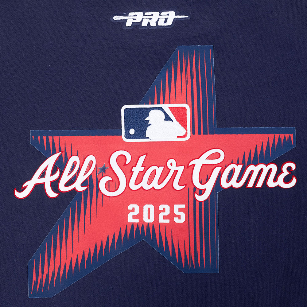 MLB MLB ALL STAR MEN'S DROP SHOULDER FLC CREWNECK (MIDNIGHT NAVY)