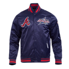 MLB MLB ALL STAR MEN'S SUBLIMATED SATIN JACKET (MIDNIGHT NAVY/RED/MIDNIGHT NAVY)