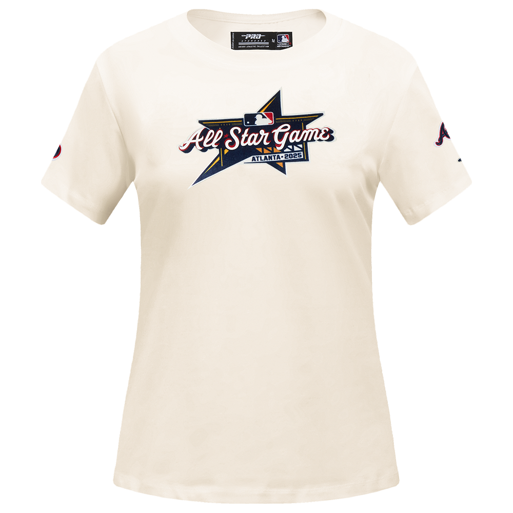 MLB ALL STAR 2025 WOMEN'S SJ SLIM FIT TEE (EGGSHELL)
