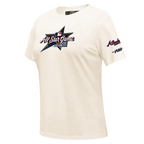 MLB ALL STAR 2025 WOMEN'S SJ SLIM FIT TEE (EGGSHELL)