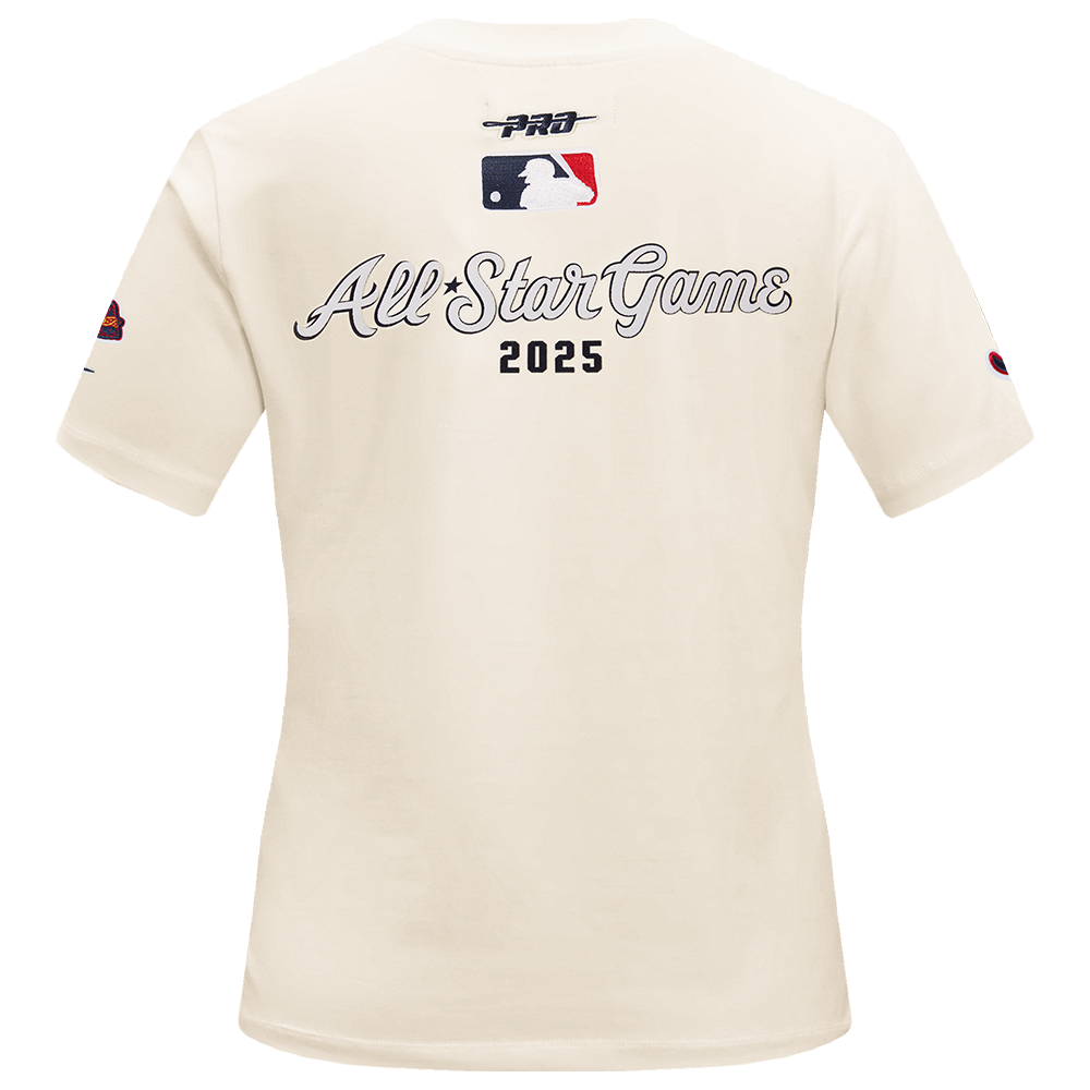MLB ALL STAR 2025 WOMEN'S SJ SLIM FIT TEE (EGGSHELL)
