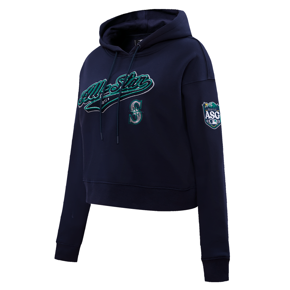 MLB ALL STAR 2023 WOMEN'S CROPPED PO HOODIE (MIDNIGHT NAVY)