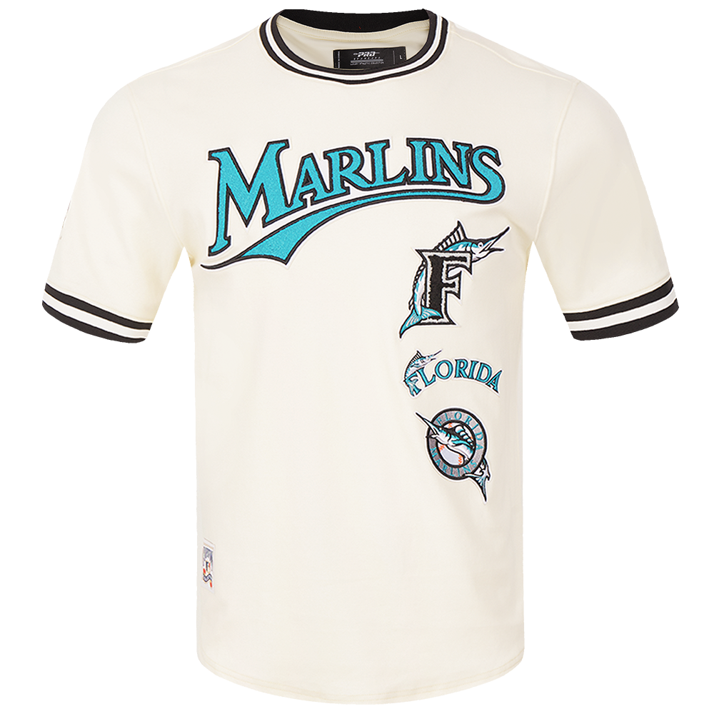 MLB FLORIDA MARLINS RETRO CLASSIC MEN'S TOP (EGGSHELL/ BLACK)