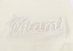 MLB MIAMI MARLINS NEUTRAL HAUT EN JERSEY DE COTON À ÉPAULES TOMBANTES POUR HOMME (COQUILLE D'ŒUF)