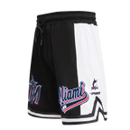 MLB MIAMI MARLINS SCRIPT TAIL SHORT EN MAILLE DOUBLE 2.0 POUR HOMME (NOIR)