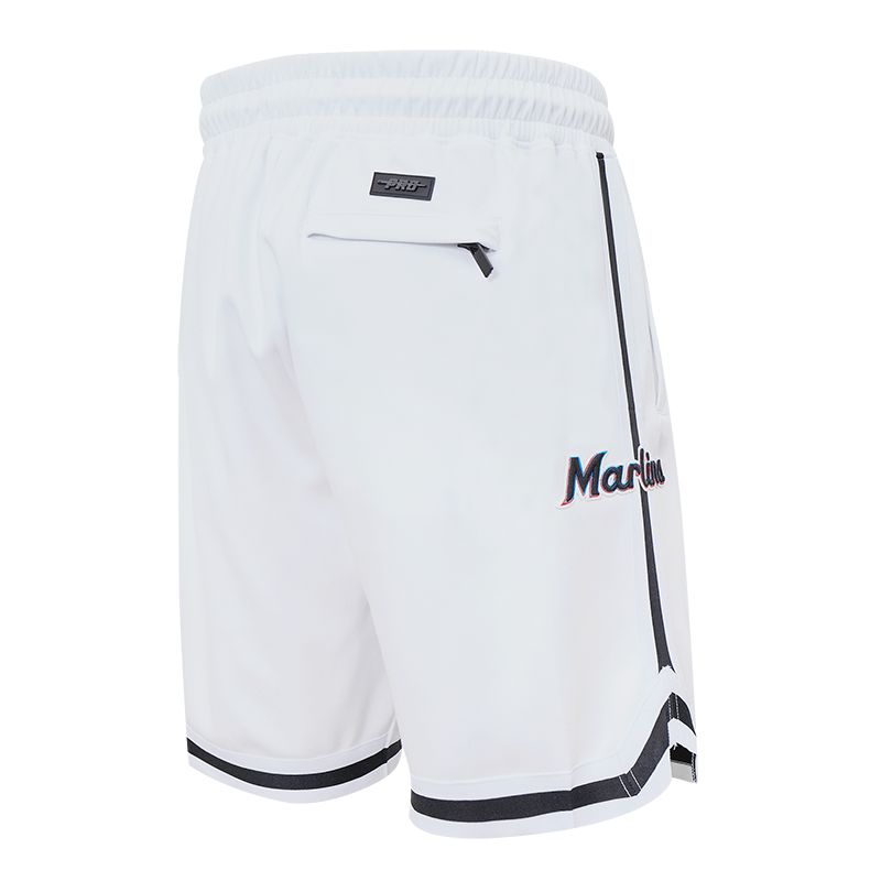MLB MIAMI MARLINS LOGO PRO TEAM MEN'S SHORT (WHITE)