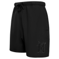 MLB MIAMI MARLINS NEUTRAL MEN'S  FLC SHORT (BLACK)