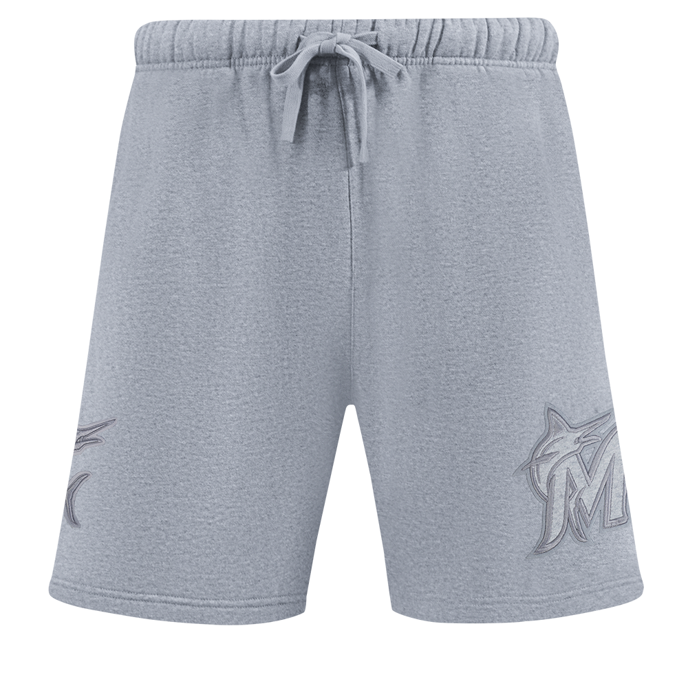 MLB MIAMI MARLINS NEUTRAL MEN'S  FLC SHORT (DARK HEATHER GRAY)