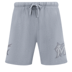 MLB MIAMI MARLINS NEUTRAL MEN'S  FLC SHORT (DARK HEATHER GRAY)