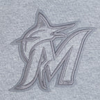 MLB MIAMI MARLINS NEUTRAL MEN'S  FLC SHORT (DARK HEATHER GRAY)