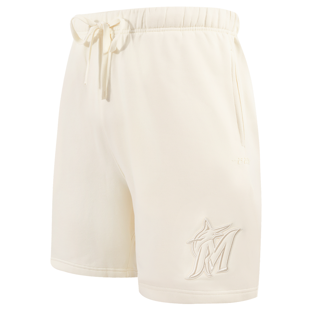 MLB MIAMI MARLINS NEUTRAL MEN'S  FLC SHORT (EGGSHELL)