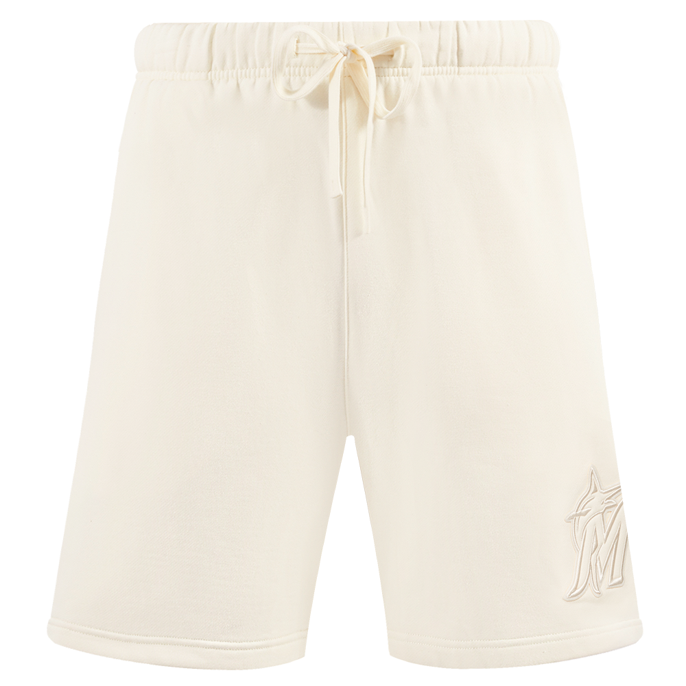 MLB MIAMI MARLINS NEUTRAL MEN'S  FLC SHORT (EGGSHELL)