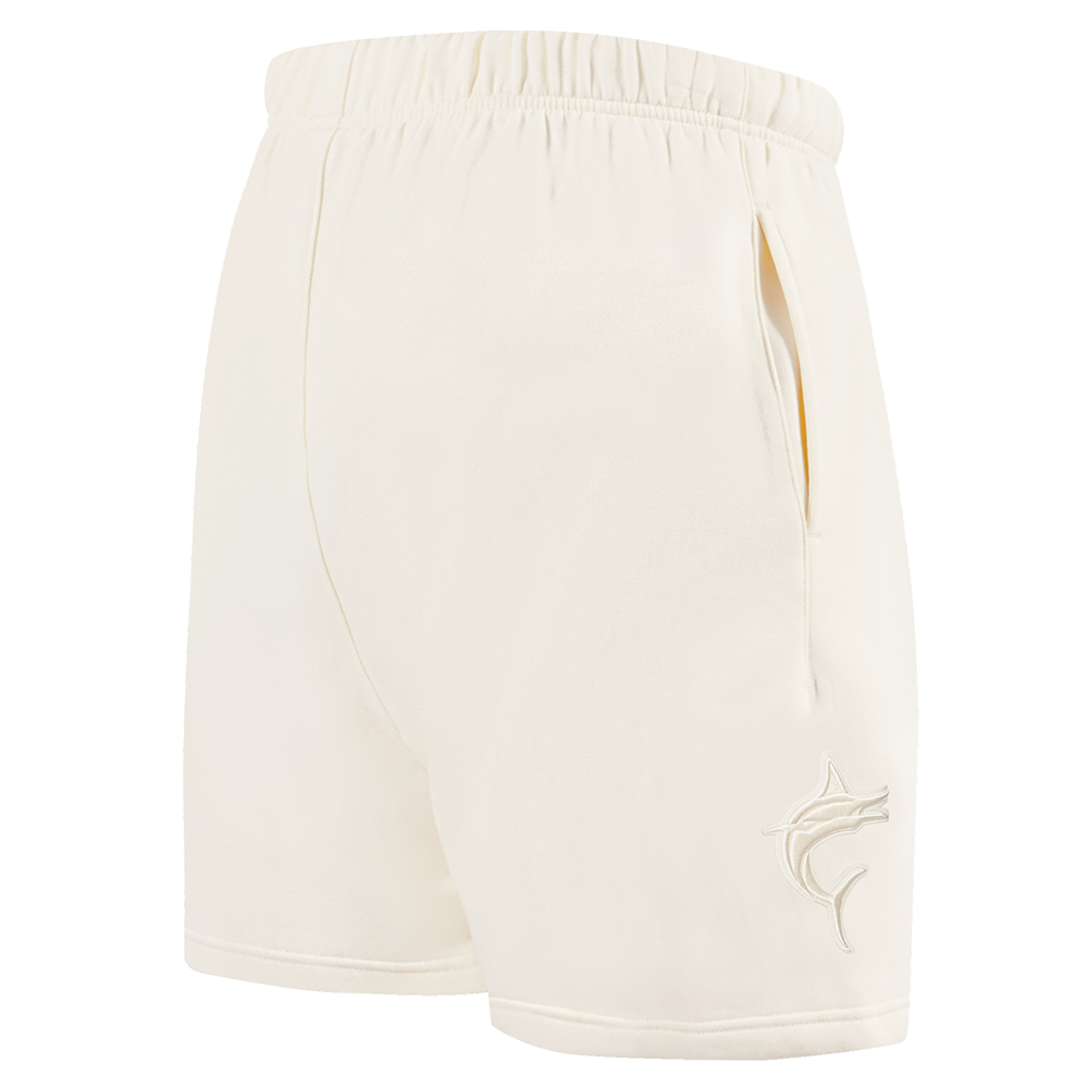 MLB MIAMI MARLINS NEUTRAL MEN'S  FLC SHORT (EGGSHELL)