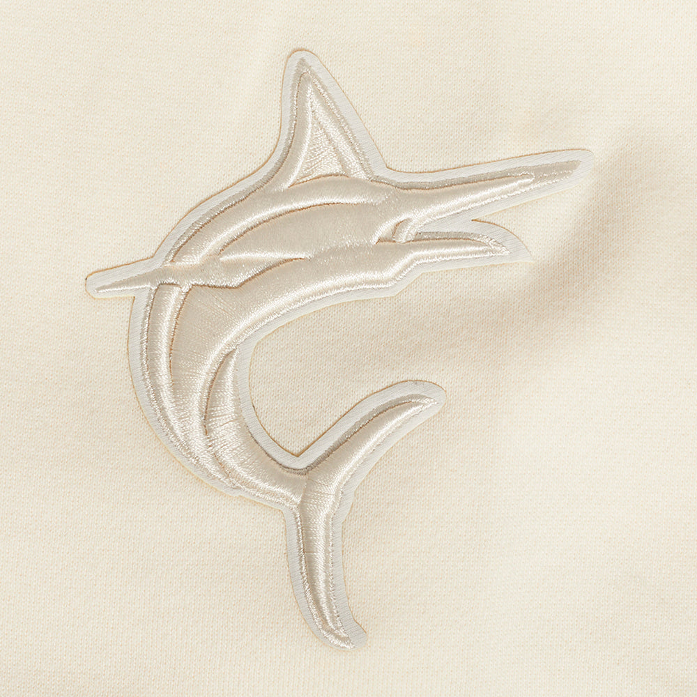 MLB MIAMI MARLINS NEUTRAL MEN'S  FLC SHORT (EGGSHELL)