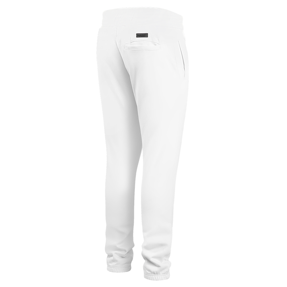 MLB MIAMI MARLINS OLD ENGLISH PANTALON OUATÉ EN MOLLETON POUR HOMME (BLANC)