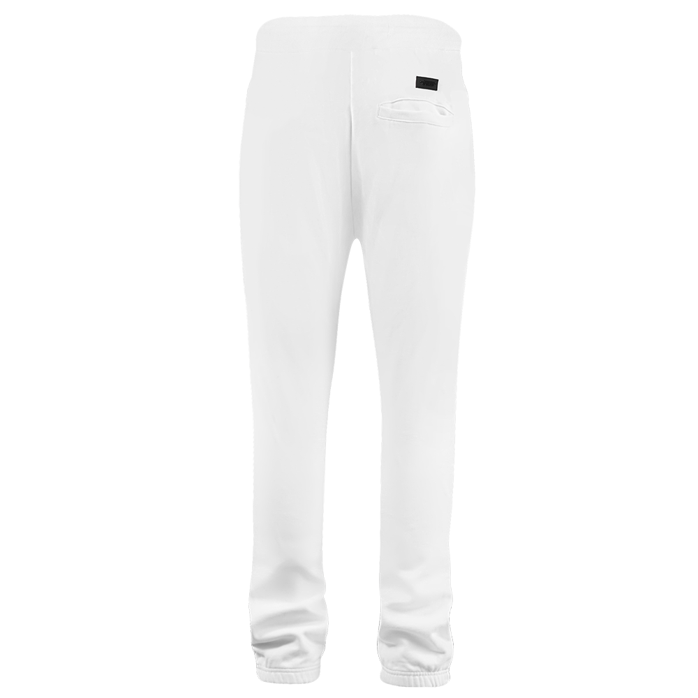 MLB MIAMI MARLINS OLD ENGLISH PANTALON OUATÉ EN MOLLETON POUR HOMME (BLANC)