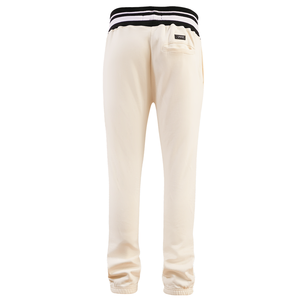 MLB FLORIDA MARLINS RETRO CLASSIC PANTALON OUATÉ POUR HOMME (COQUILLE D'ŒUF/NOIR)