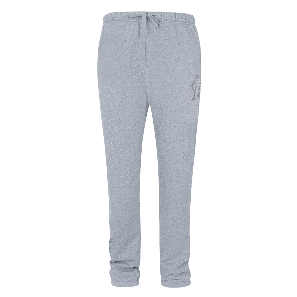 MLB MIAMI MARLINS NEUTRAL MEN'S  FLC SWEATPANT (DARK HEATHER GRAY)