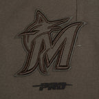 MLB MIAMI MARLINS NEUTRAL MEN'S  FLC SWEATPANT (DARK TAUPE)