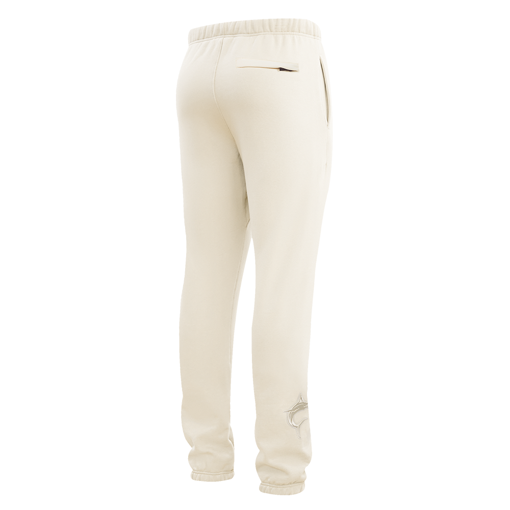 MLB MIAMI MARLINS NEUTRAL MEN'S  FLC SWEATPANT (EGGSHELL)