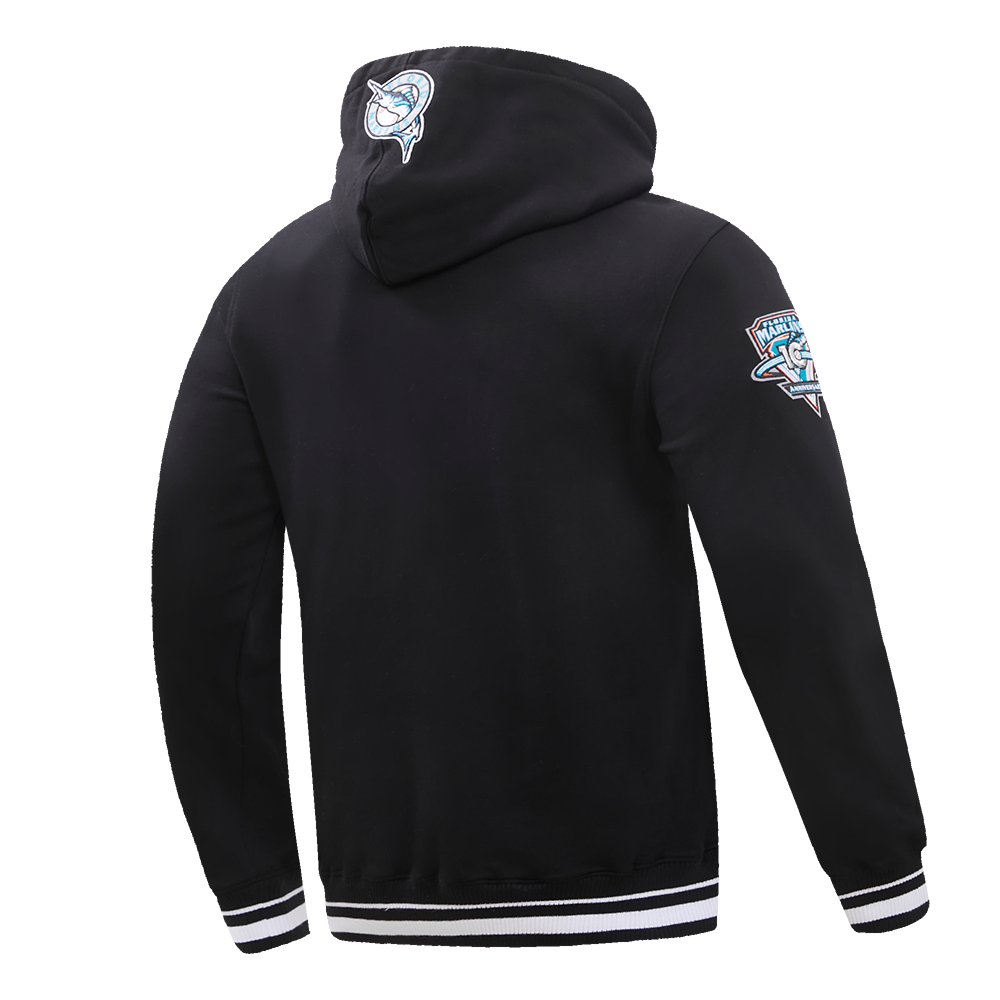MLB FLORIDA MARLINS RETRO CLASSIC MEN'S PULLOVER HOODIE (BLACK)