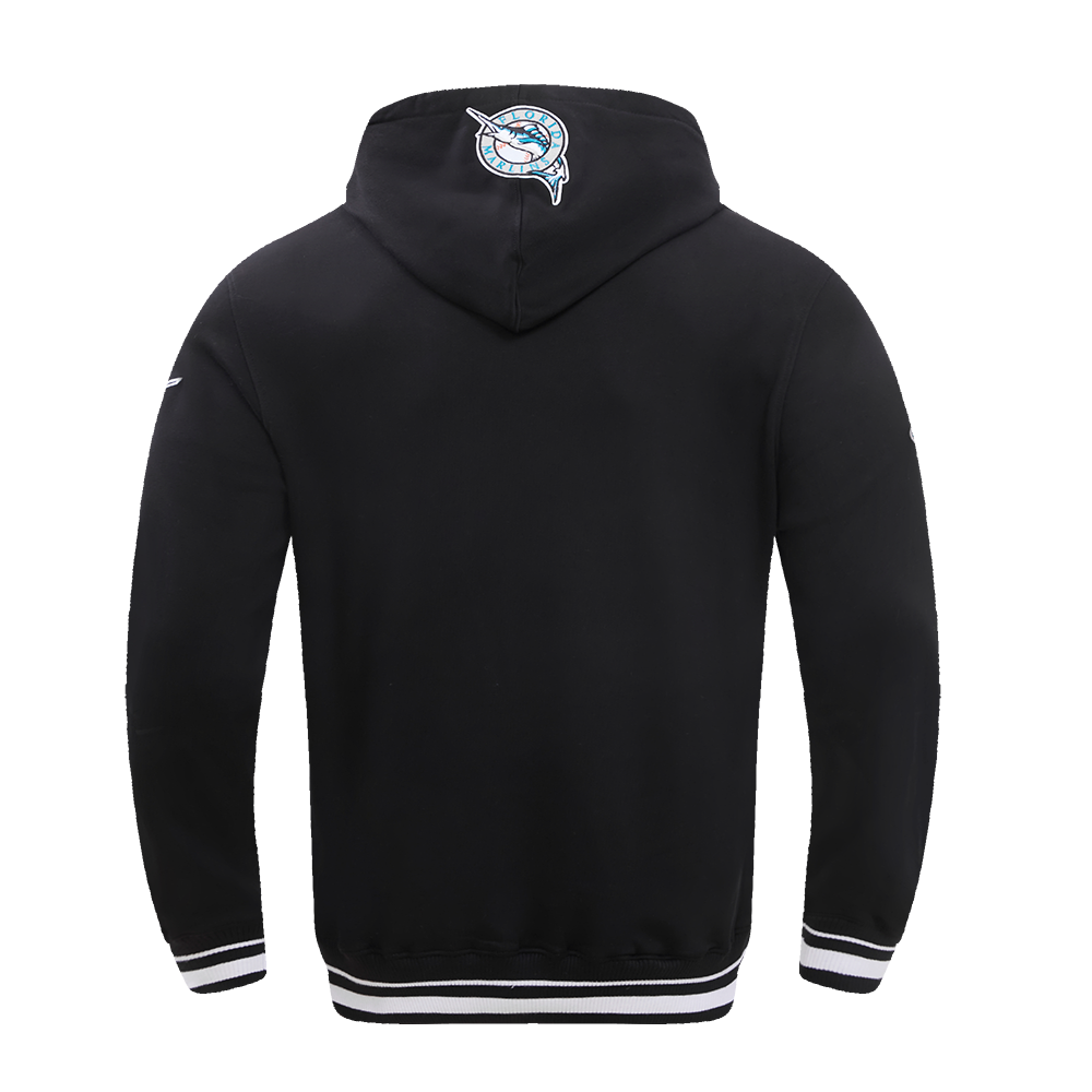 MLB FLORIDA MARLINS RETRO CLASSIC MEN'S PULLOVER HOODIE (BLACK)