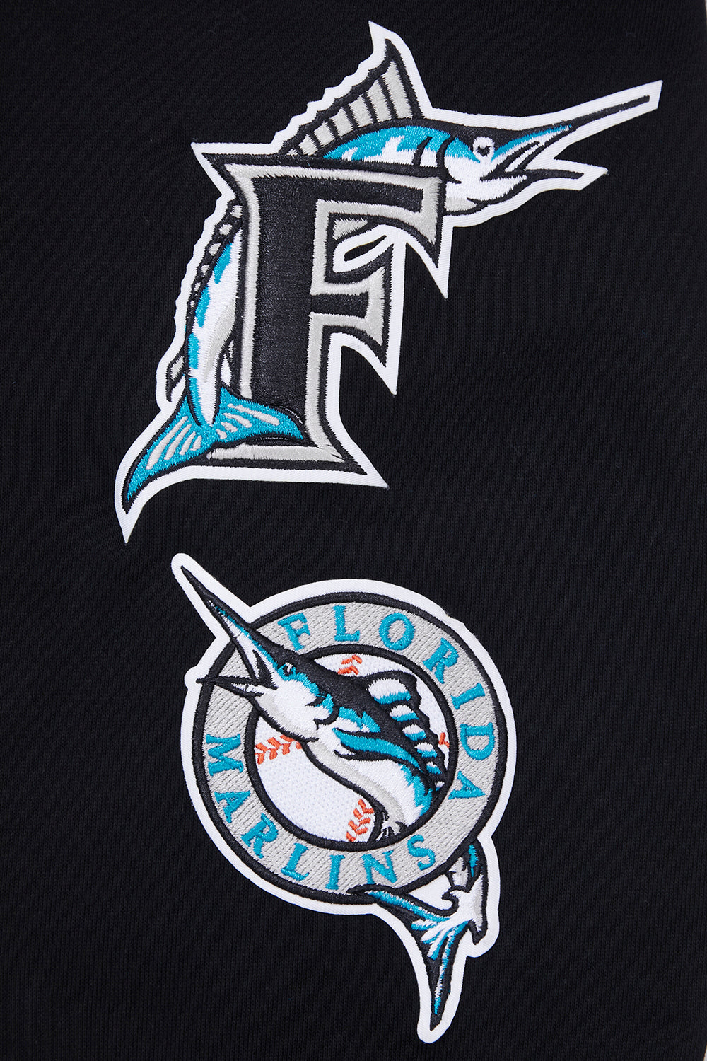 MLB FLORIDA MARLINS RETRO CLASSIC MEN'S PULLOVER HOODIE (BLACK)