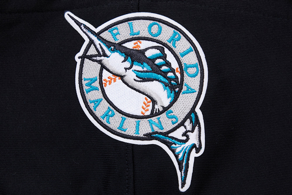 MLB FLORIDA MARLINS RETRO CLASSIC MEN'S PULLOVER HOODIE (BLACK)