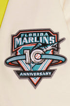 MLB FLORIDA MARLINS RETRO CLASSIC MEN'S PULLOVER HOODIE (EGGSHELL/ BLACK)