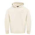 MLB MIAMI MARLINS NEUTRAL MEN'S  DROP SHOULDER FLC PO HOODIE (EGGSHELL)