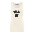 MLB MIAMI MARLINS TRIPLE TONAL CAMISOLE DOS NAGEUR À COUPE DÉCONTRACTÉE POUR FEMME (COQUILLE D'ŒUF)